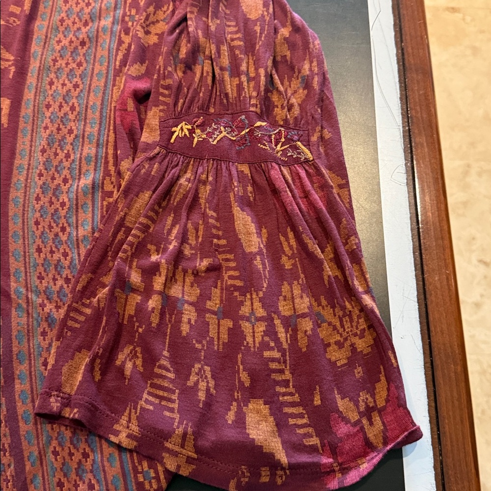 Lucky Brand Women's Multicolor Boho Blouse - Picture 6 of 7